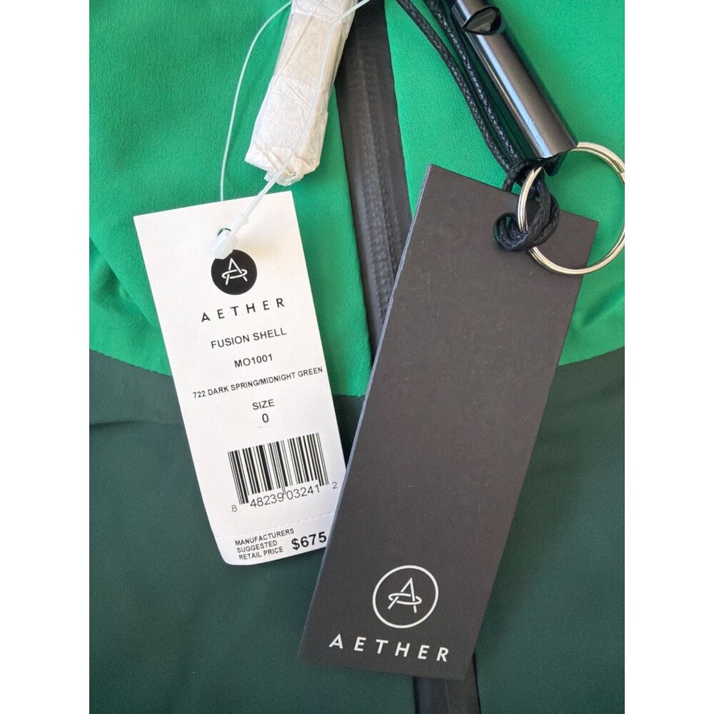 Aether Fusion Shell Jacket Dark Spring Size 0 NWT - Picture 7 of 7
